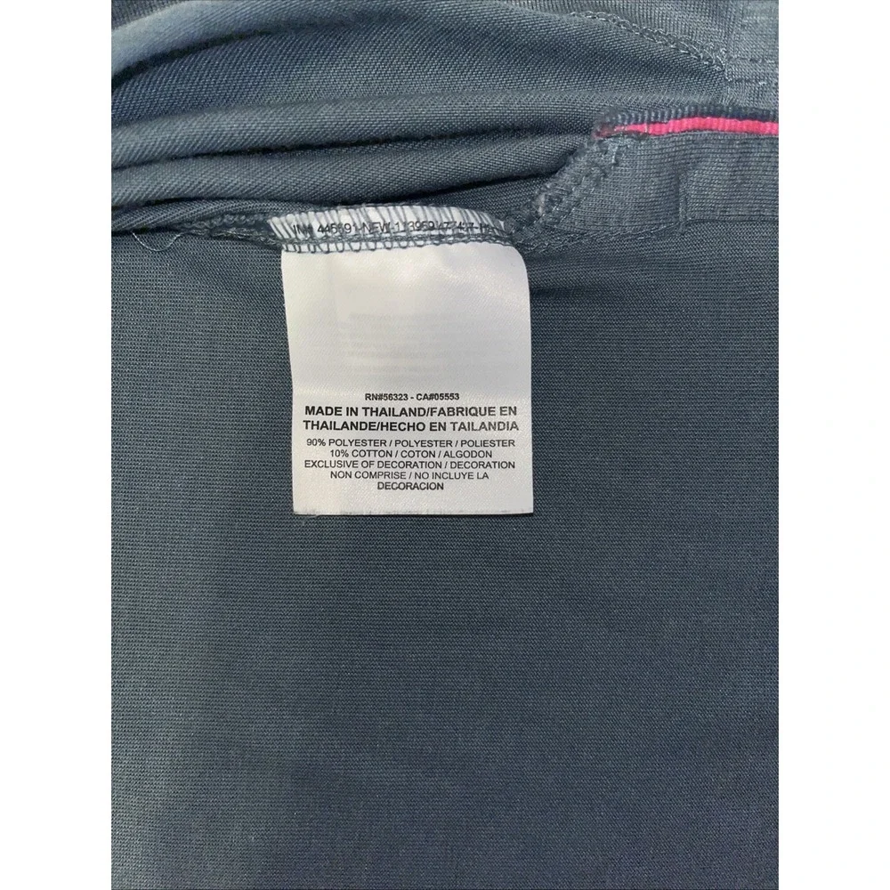Nike Golf Polo Shirt Mens XL Gray Pink Tour Performance Dri-Fit Short Sleeve